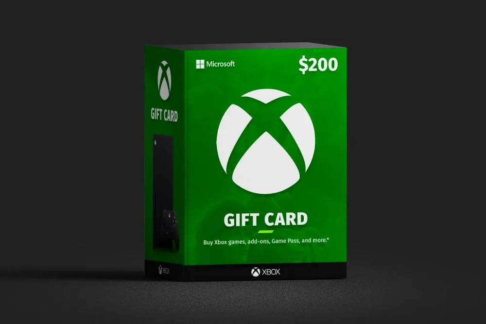 Packaging design for an Xbox gift card box
