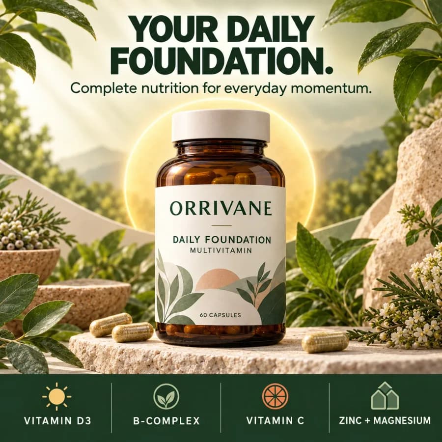 A social ad for a daily multivitamin