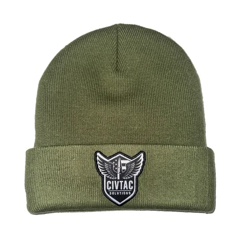 The retouched beanie on a clean white background